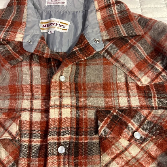 Vintage Wool Western Flannel by Mervyns - Picture 2 of 3